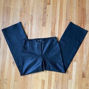 Super Soft Vintage 90s Sleek black genuine leather pants